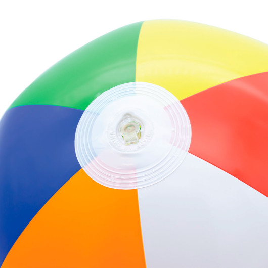 Rainbow Beach Balls Close Up